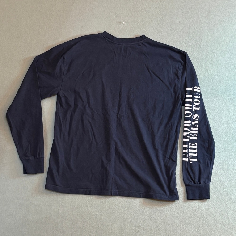Taylor Swift The Eras Tour Long Sleeve T-Shirt Black Concert Merch Small - Picture 4 of 4